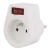 Adapter wtyczka/gniazdo z wyłącznikiem NFS034